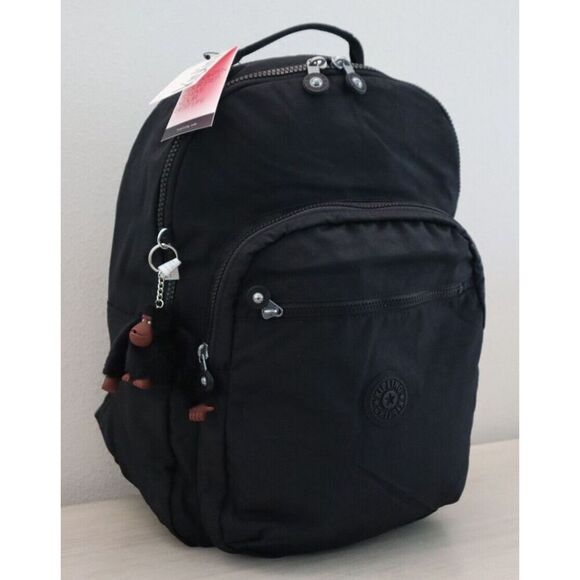 Kipling KI1206-0DH Women's Black Tonal 15" Laptop Seoul Backpack - Picture 3 of 15